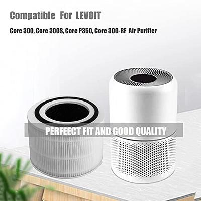  Core 300 Air Purifier Replacement Filter Compatible with LEVOIT  Core 300, Core P350,Core 300S,Core300-P Air Purifier, Core 300S Filter with  3-in-1 H13 True HEPA, Core 300-RF Filter(White),2Pack : Home & Kitchen