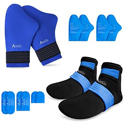  Atsuwell Chemotherapy Must Haves for Women and Men, Chemo  Gloves and Socks for Neuropathy, Cold Therapy Socks & Cold Gloves Comfort  Items for Chemo Patients, Arthritis, Chemo Care Package Gift, L/XL 