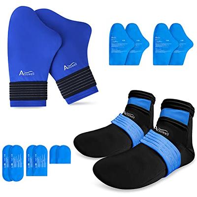 Atsuwell Chemotherapy Must Haves for Women and Men, Chemo Care Package Cold  Therapy Socks & Cold Gloves Kit for Plantar Fasciitis, Carpal Tunnel