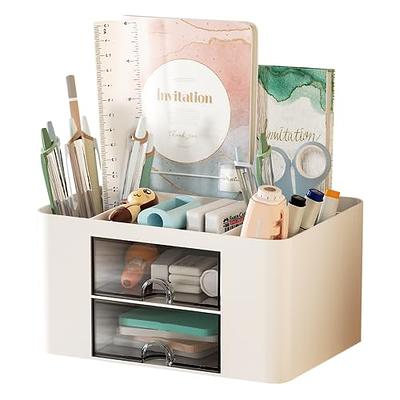 Desk Organizer with Drawers, 3 Drawers Storage Organizer, Desktop Storage  Drawers for Office Supplies, Plastic Stationary Organizer, Makeup  Organizer, Desk Storage Box for Office, School, Home - Yahoo Shopping