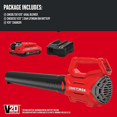 WISETOOL 20V Cordless Leaf Blower with Battery and Charger, Leaf