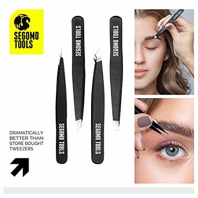 Tweezers Set Professional Stainless Steel Tweezer Eyebrow Model