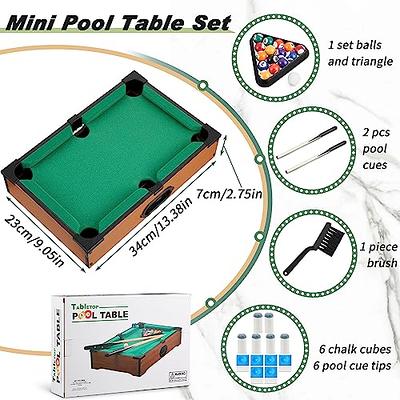 Shappy Mini Pool Table Set Pool Table for Cats Small Billiards Game with 16  Balls 2