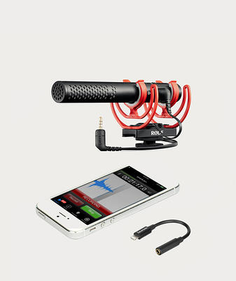 Movo Smartphone Podcast Microphone Bundle for iPhone, iPad - 2X Condenser  Microphone, 2X Desktop Mic Stand, 2X Studio Headphones, Dual Channel XLR