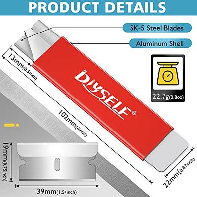 DELI Utility Knife Cutter Blades Replacement 10PCS Pack Paper Cutter Snap  Off Cutting Knife Blade SK5