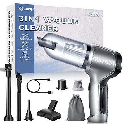 PeroBuno 3-in-1 Computer Vacuum Cleaner - Air Duster - for Keyboard  Cleaning - Cordless Canned Air - Powerful 45000RPM - Energy-Efficient 