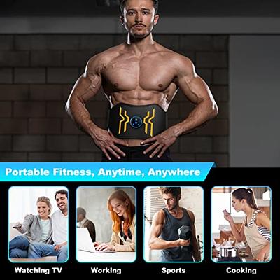 ABS Stimulator, Ab Machine, Abdominal Toning Belt Muscle Toner Fitness  Training Gear Ab Trainer Equipment for Home