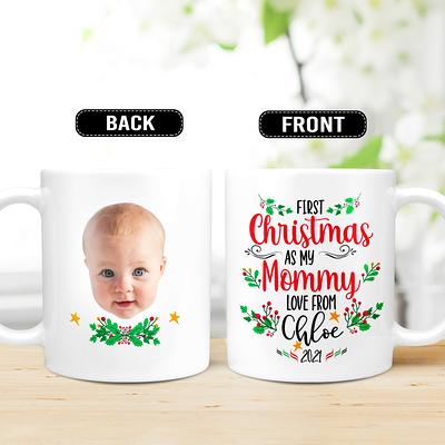 Mom First Christmas Gift for Mom Wife From Kids Mom Mommy 