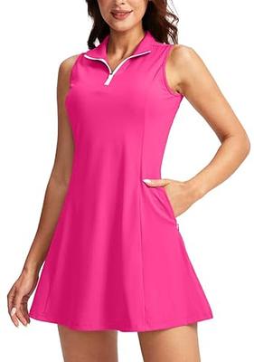 Viodia Women's Tennis Golf Dress with Shorts Underneath Active