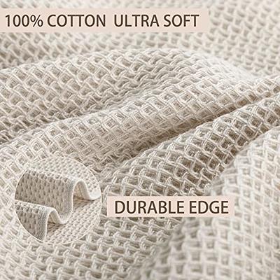 Cotton Kitchen Dish Cloths, Waffle Weave Ultra Soft Absorbent Dish Towels  Washcloths Quick Drying Dish Rags