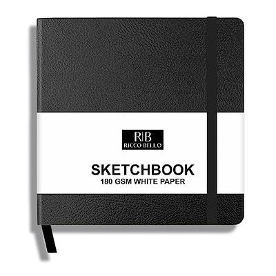 BLACK PAPER SKETCHBOOK: Black Drawing Sketch Pad for Chalk Pastel, Chalk  Markers, Gel Pens,… Large size: 8 x 11 - Yahoo Shopping