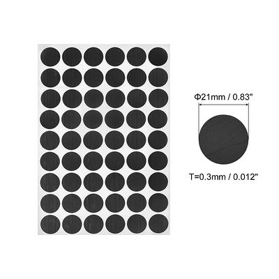 21mm Dia PVC Self Adhesive Screw Hole Cover Stickers 4 Sheet/216pcs - Black  - Yahoo Shopping