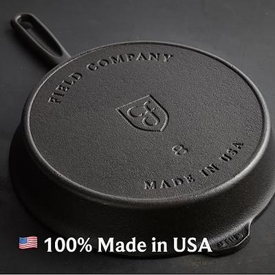 Field Company Starter Set: No.8 Cast Iron Skillet (10.25 in, 4.5 lbs) with Cast  Iron Cleaning Kit — Smoother, Lighter, Made in USA, Vintage Design,  Pre-Seasoned - Yahoo Shopping