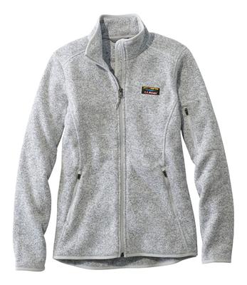 Women's L.L.Bean Sweater Fleece Full-Zip Jacket Pewter Large - Yahoo  Shopping
