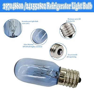 FELHOOD 297048600 241552802 Refrigerator Light Bulb Replacement