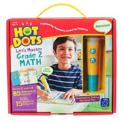 Educational Insights Hot Dots Jr. Let's Master Grade 2 Math Set with Hot  Dots Pen - Yahoo Shopping