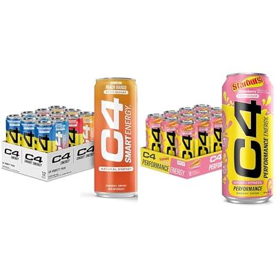  C4 Smart Energy Drink - Sugar Free Performance Fuel & Nootropic  Brain Booster, Coffee Substitute or Alternative