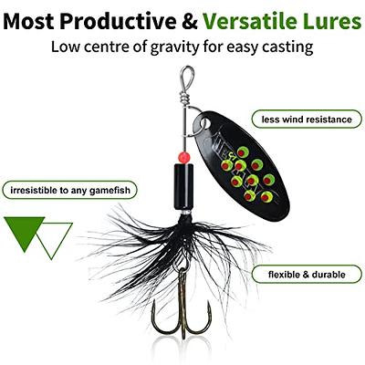 Versatile Fishing Lure Set Hooks Crankbaits Spinners Perfect