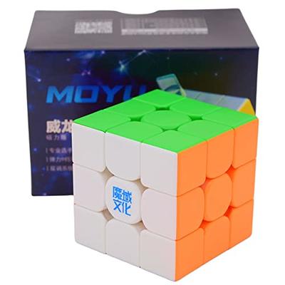 Bukefuno MoYu Super RS3M 2022 3x3 Magnetic Cube Speed Magic Cube MoYu RS3M Super 3x3x3 2022 Stickerless MFJS Puzzle Speed RS3 M 2022 Cube