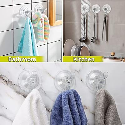 2 Piece Sponge Holder Self Adhesive Kitchen Sink Rack Clothes Hooks, Clear  Adhesive Hooks No Drilling Multi-Purpose Waterproof Stainless Steel Hooks f