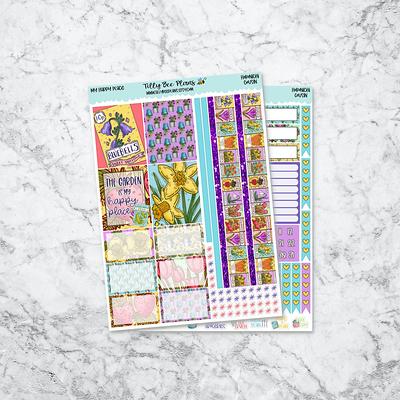 My Happy Place - Hobonichi Cousin Weekly Planner Sticker Kit - Yahoo  Shopping