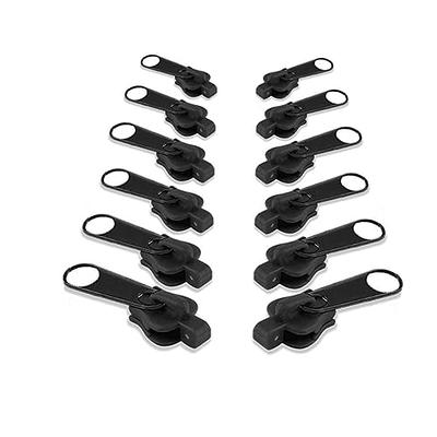 joaoxoko Zipper Repair Kit,12Pcs Zipper Pull Replacement for Repairing  Coats,Jackets, Metal Plastic and Nylon Coil Zippers, Luggage,Black Zippers  for Sewing for DIY Sewing Craft Bags (A-Black) - Yahoo Shopping