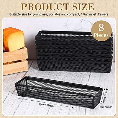 Metal Mesh Drawer Organizer - 12 x 3 Inch