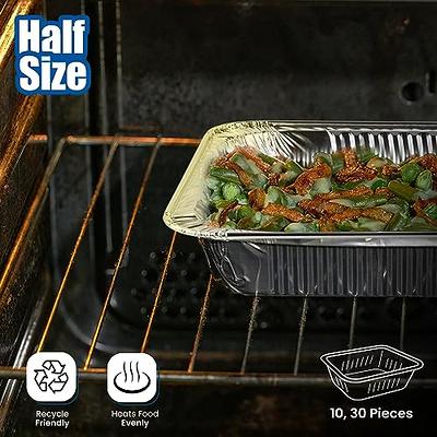 EHOMEA2Z Large Aluminum Pans (15 Pack) Full Size Deep Foil Disposable  Durable Large Steam Table Pans for Baking Serving, Chafing Trays for  Caterers