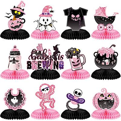 12 Pieces Halloween Baby Shower Decorations Halloween a Baby is