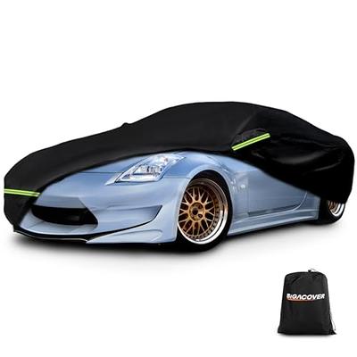 Car Cover Waterproof for 2003-2009 Nissan 350Z,210T Polyester Outdoor Car  Covers with Zipper Windproof Heavy Duty All Weather (Black) - Yahoo Shopping