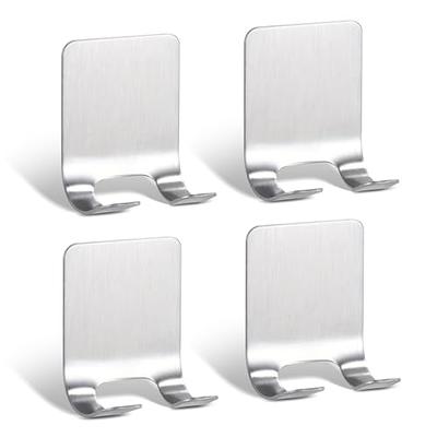 4 Packs Razor Holder for Shower, Stainless Steel Self Adhesive