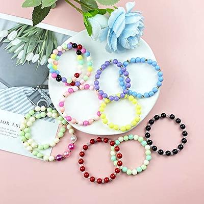 Number Beads For Bracelets, 300Pcs Circle Number Beads Round Number Beads  For DIY Handicrafts 