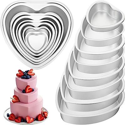 UPKOCH 1pc Heart Shaped Cake Mold Wedding Cake Plates Pizza Bread Korean  Grill Pan 8 Inch