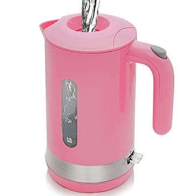 Chefman Electric Kettle, 1.8 Liter Stainless Steel Electric Tea Kettle Water  Boiler with Automatic Shutoff, LED Lights, Boil-Dry Protection, Hot Water  Electric Kettles for Boiling Water, Rose - Yahoo Shopping