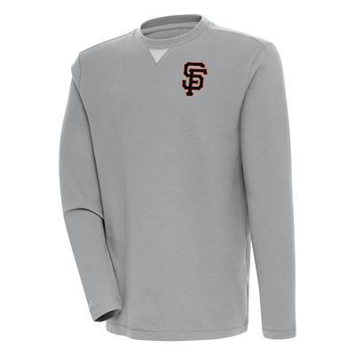 Unisex Fanatics Signature Black San Francisco Giants Super Soft Pullover Crew Sweatshirt Size: Small