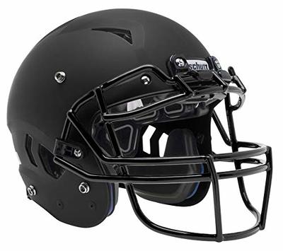 Matte black discount football helmet