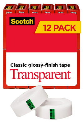 Scotch 845 Book Tape, 2 Inches x 15 Yards, 3 Inch Core, Crystal Clear -  Yahoo Shopping