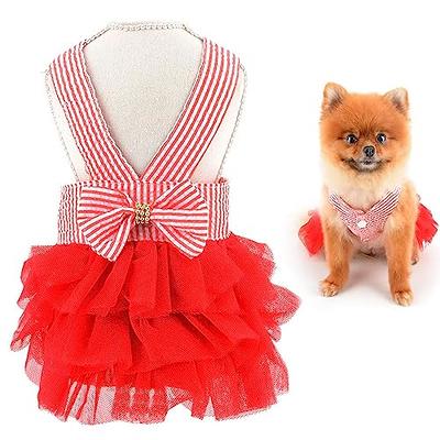 Cute Cat Dress Pet Skirts Comfortable Soft Puppuy Cats Dog Princess Dress  Party