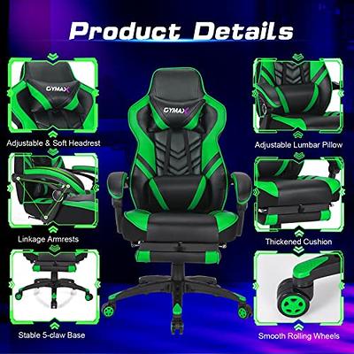 Gymax Mesh Office Chair Recliner High Back Adjustable with Headrest and Lumbar  Support