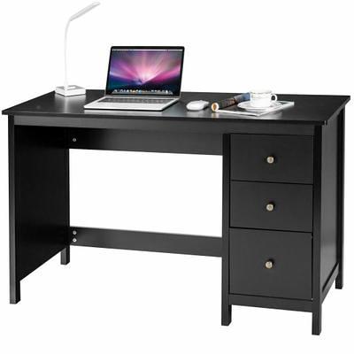 Lufeiya Small Computer Desk Study Table for Small Spaces Home Office 31 inch Rustic Student Laptop PC Writing Desks with Storage