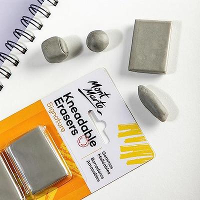 Kneaded Eraser - 4 Pack Kneaded Erasers for Artists - Erasers Medium Size  Art E