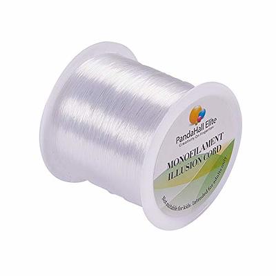 80 Yards 0.3mm Transparent Beading Line Clear Fishing Line