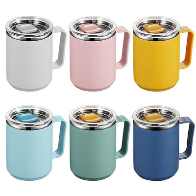 Stainless Steel Coffee Mugs Metal Coffee Cup With Handle, For Restaurant  Commercial Use - Temu