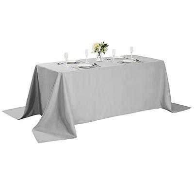 Leading Linens 50 pcs 17x17 inch Polyester Cloth Napkin - Silver -  Wedding Linen Restaurant Dinner Wedding Banquet Party - 19 Colors Available