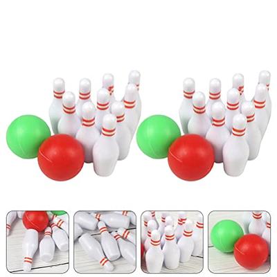 GOTHINK 3-in-1 Table Bowling Game - Mini Curling, Shuffleboard and Bowling  Set Perfect for Family Fun and Parties - Portable Mini Tabletop Games for