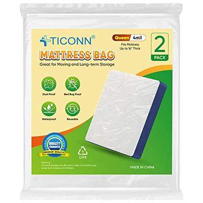 Mattress Vacuum Bag, Sealable Bag for Memory Foam or Inner Spring Mattresses,  Compression and Storage for Moving and Returns, Leakproof Valve and Double  Zip Seal (Cal-King) - Yahoo Shopping