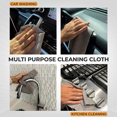 Tear-Away Cleaning Towels Roll Microfiber Dish Cloth Reusable Kitchen Wash  Towel