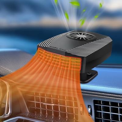 Car Heater, 12V 200W Portable Heater For Car Windshield Defogger Defroster  Fast Heating & Cooling 2 in 1 Modes with 360 Degree Rotary Base Car Heater  that plugs into cigarette lighter - Yahoo Shopping