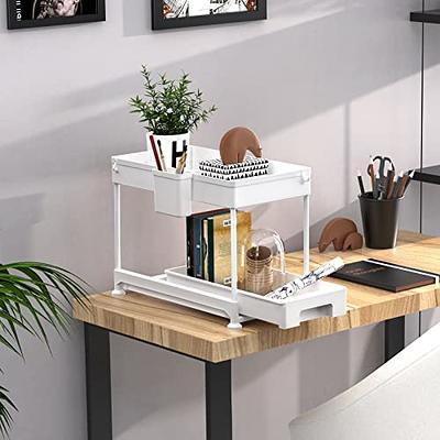 Multifunction Room Storage Space Saving Organizers Shelves Hook Hanging  Basket Under Cabinet Partition Kitchen Organizer