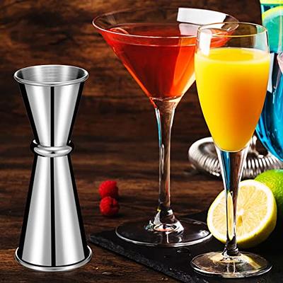 9 Pieces Jigger for Bartending Cocktail Jigger 2 oz 1 oz, 304 Stainless  Steel Shot Glass Measuring Cup Shot Measure Jigger Double Japanese Jigger  for